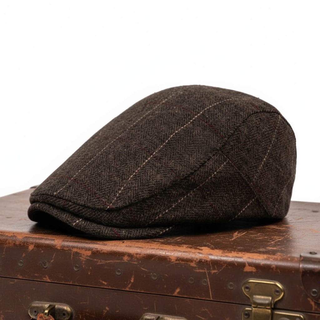 Cappello Piatto in Tweed | POTENZA