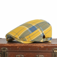 Cappello Piatto a Quadri in Cotone | PAVIA