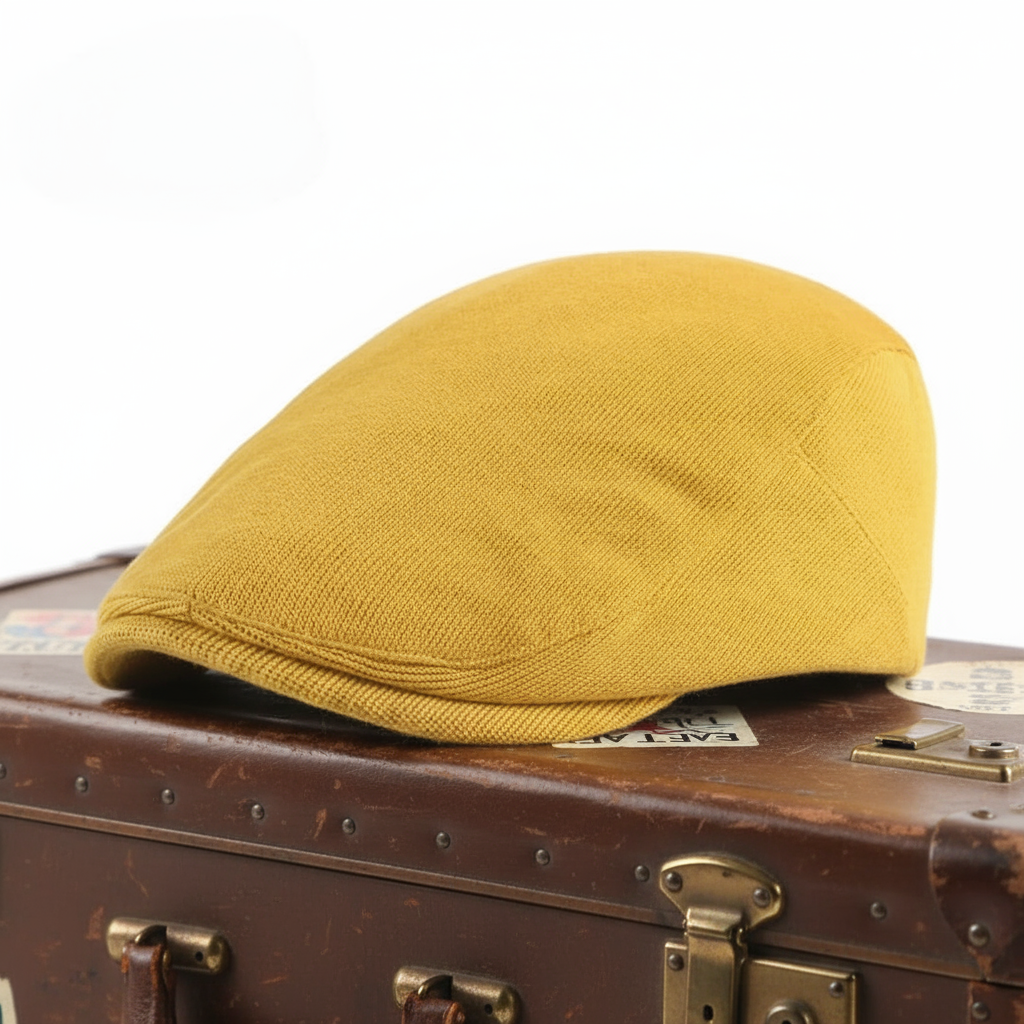 Cappello Piatto in Velluto a Coste | TREVISO